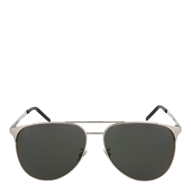 Saint Laurent Unisex Silver/Grey Sunglasses 61mm
