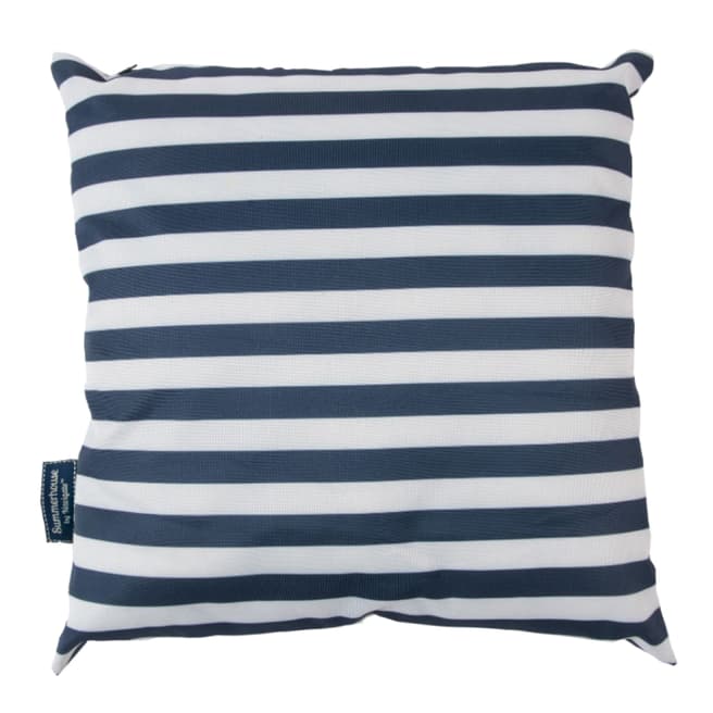 Navigate Navy Stripe Cushion