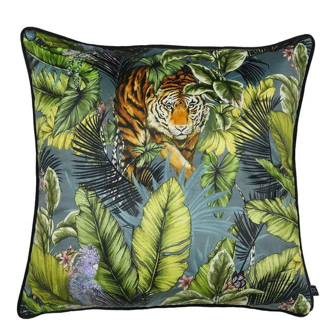 RIVA home Bengal Tiger Cushion 55x55cm, Twilight