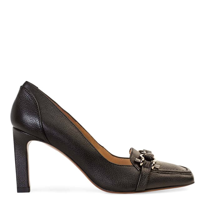 Paco Gil Black Leather Esther Heeled Shoe