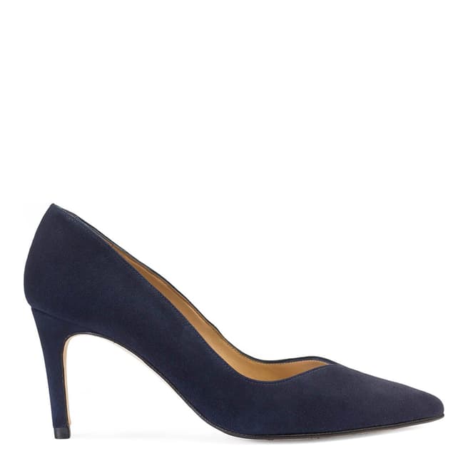 Paco Gil Navy Suede Itziar Heeled Shoes