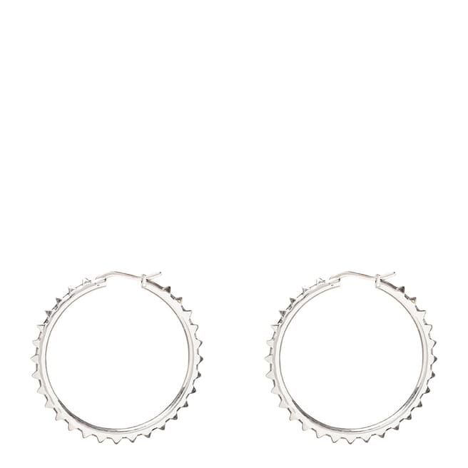 Celine Silver Hoop Earrings