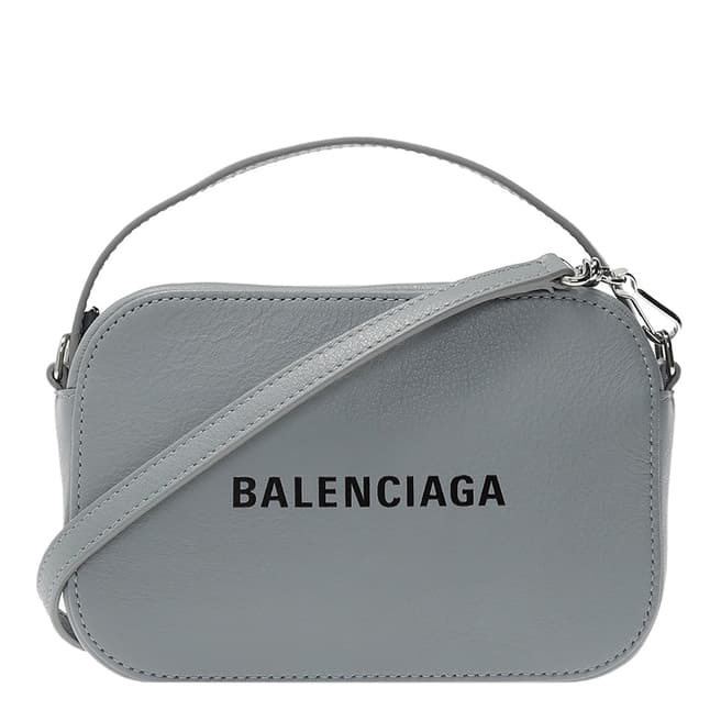 Balenciaga Grey Crossbody Camera Bag