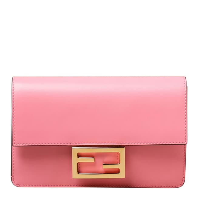 Fendi Pale Pink Mini Flat Baguette Bag
