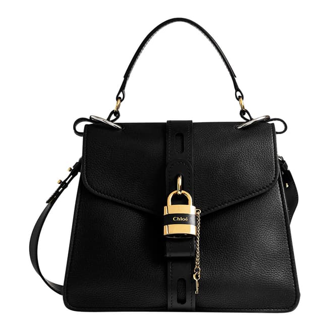 Chloe Black Medium Aby Top Handle Bag 