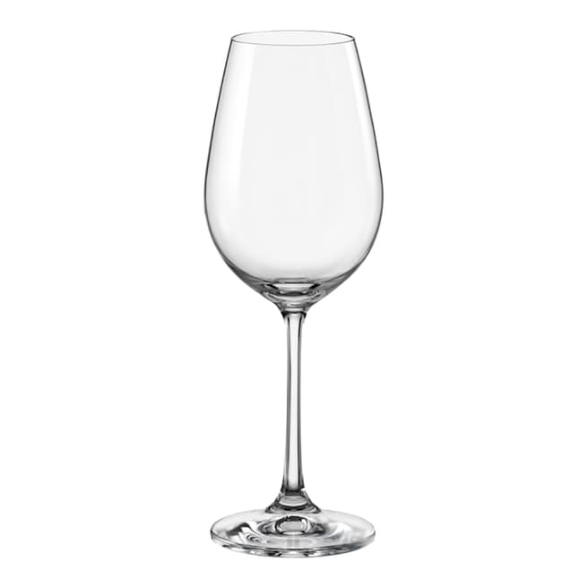 Royal Bohemia Crystal Set of 6 Viola Small White Wine Glasses, 250ml