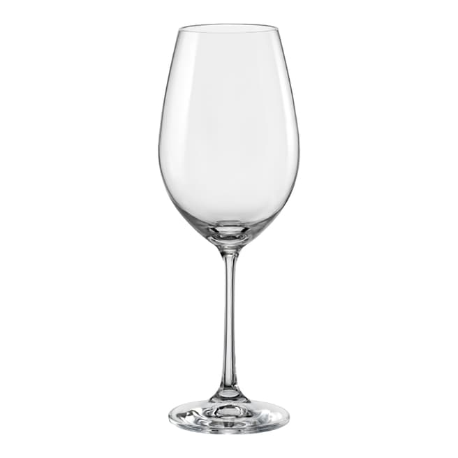 Royal Bohemia Crystal Set of 6 Viola White Wine Glasses, 350ml
