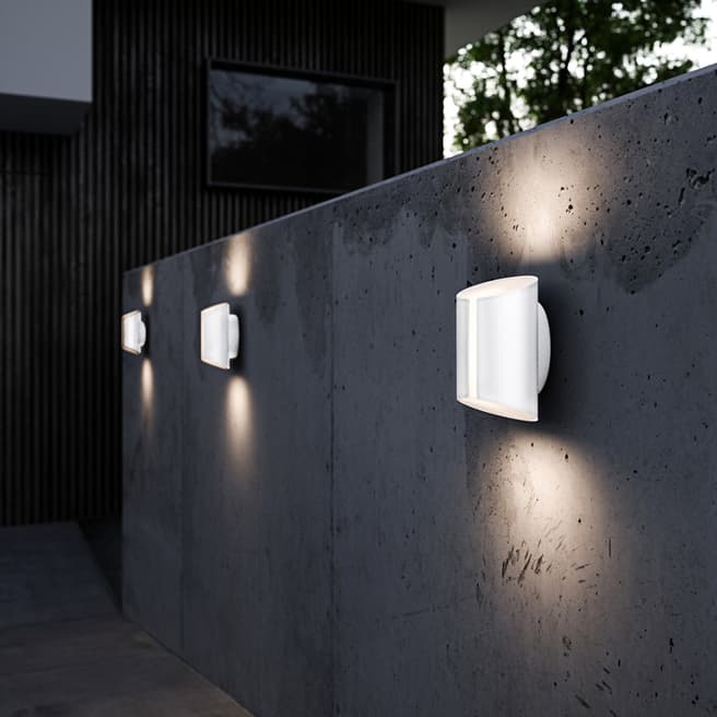 Nordlux White Outdoor Grip Smart Wall Light