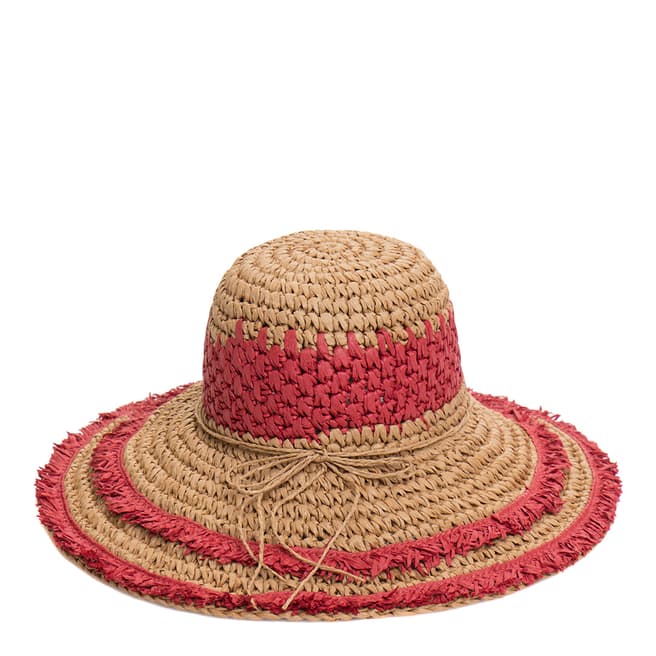 Pia Rossini Natural Red Florence Hat