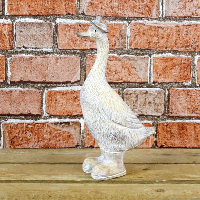 The Satchville Gift Company Large Polyresin Duck With Hat