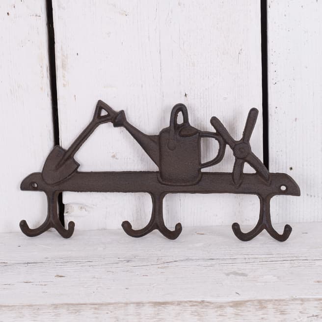 The Satchville Gift Company Cast Iron Tool Hanger