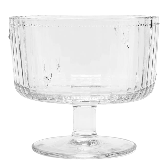 Joules Bee Glass Trifle Bowl