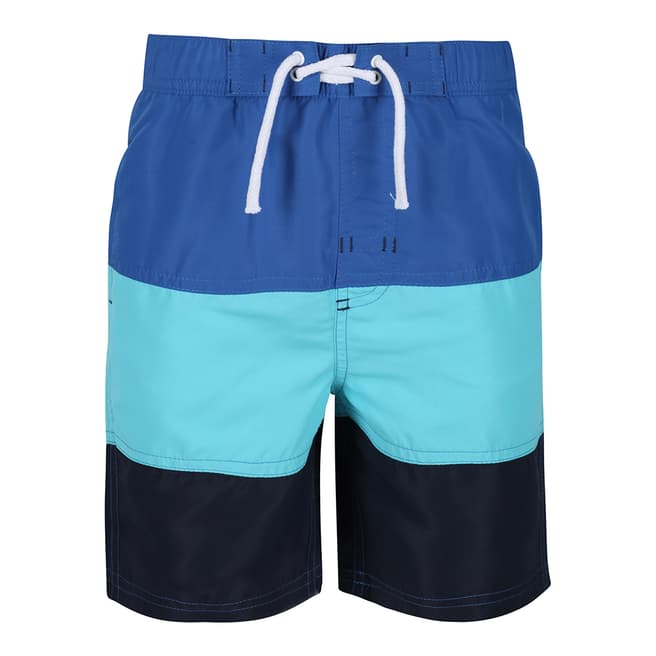 Regatta Azure Blue/Nautical Blue Shaul III Swim Shorts