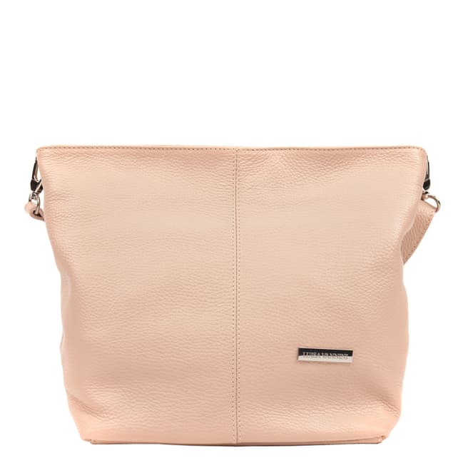 Luisa Vannini Pink Leather Shoulder Bag