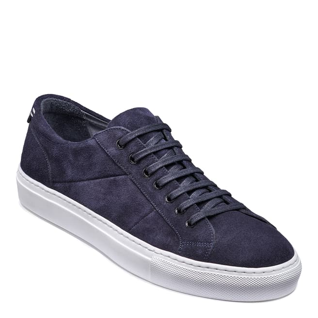 Barker Navy Suede Archie Casual Shoes