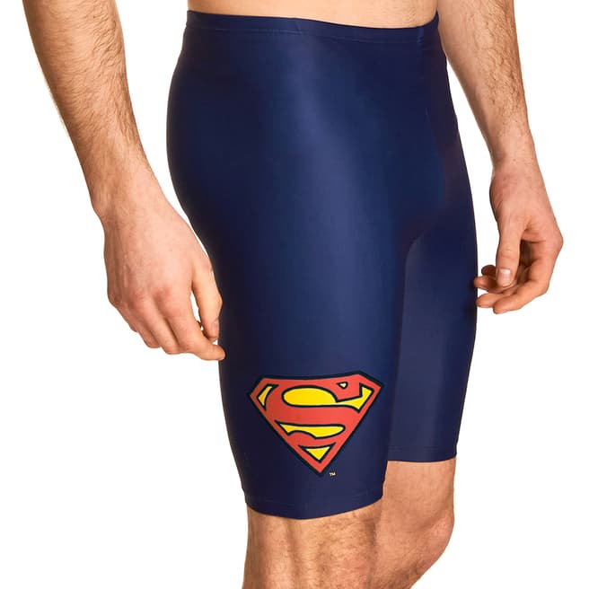 Zoggs Navy Superman Jammer Swimshorts