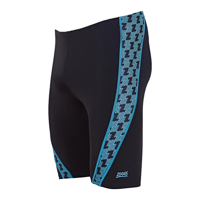 Zoggs Black/Blue Solo Jammer Swimshorts