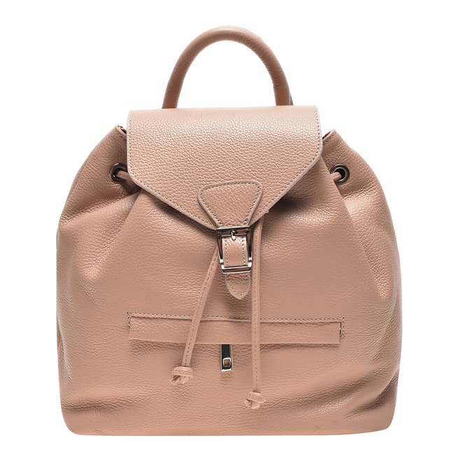 Carla Ferreri Pink Leather Backpack