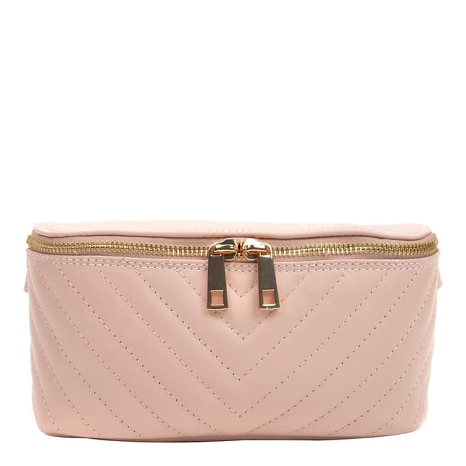 Anna Luchini Pink Leather Belt Bag