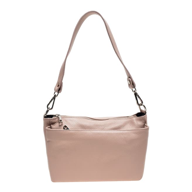 Renata Corsi Pink Leather Shoulder Bag