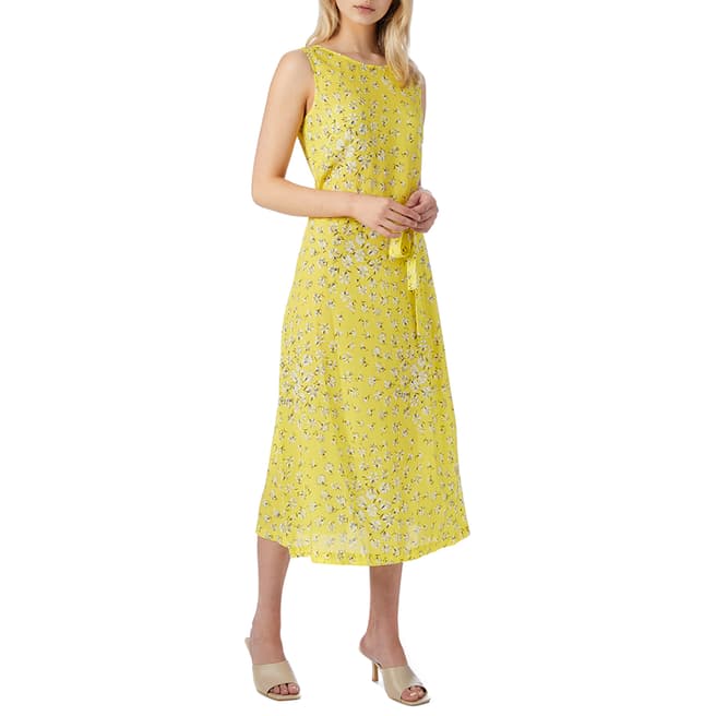 L K Bennett Lemon Perry Dress