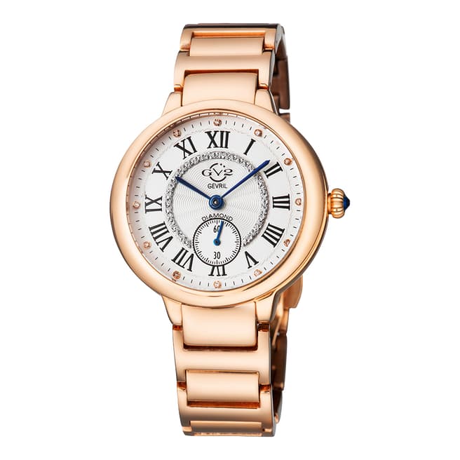 Gevril Women's Rose Gold Rome Watch