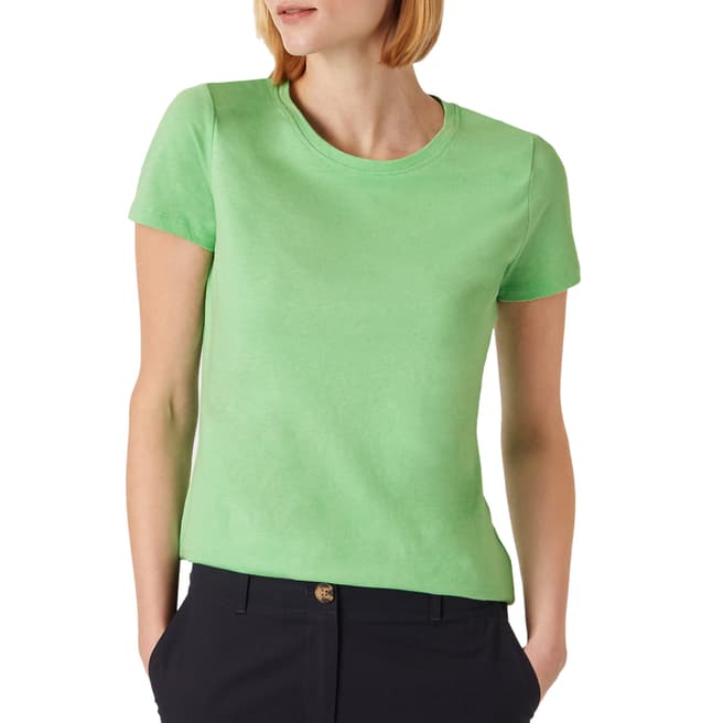 Hobbs London Green Pixie Cotton T-Shirt