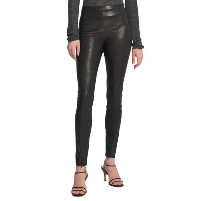 J Brand Black Octavia Skinny Leather Pants