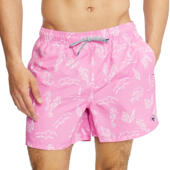 Ted Baker Pink Flamez All Over Printed Swimshort
