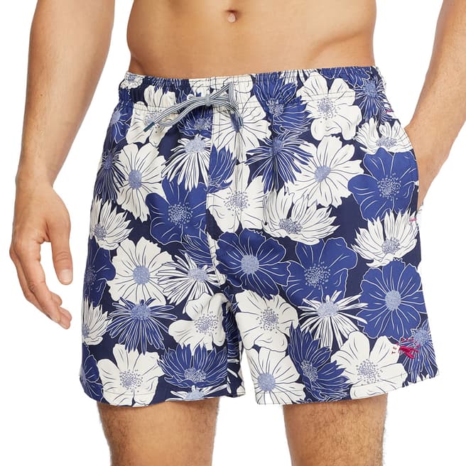 Ted Baker Blue Grill Floral Printed Swimshort