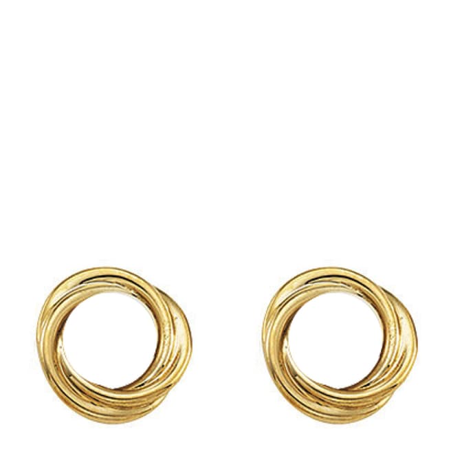 Chloe Collection by Liv Oliver 18K Gold Plated Knot Earrings