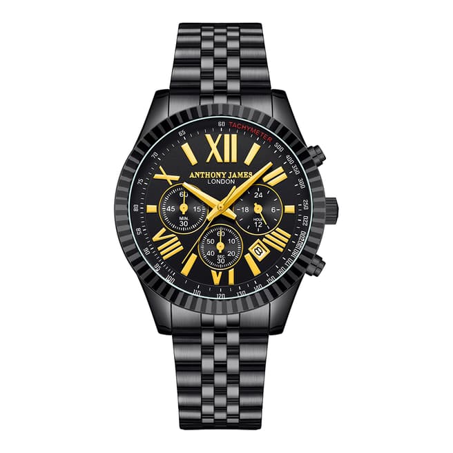 Anthony James Men's Anthony James Limited Edition Black Watch