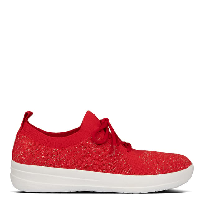 FitFlop Red F-Sporty Uberknit Sneakers