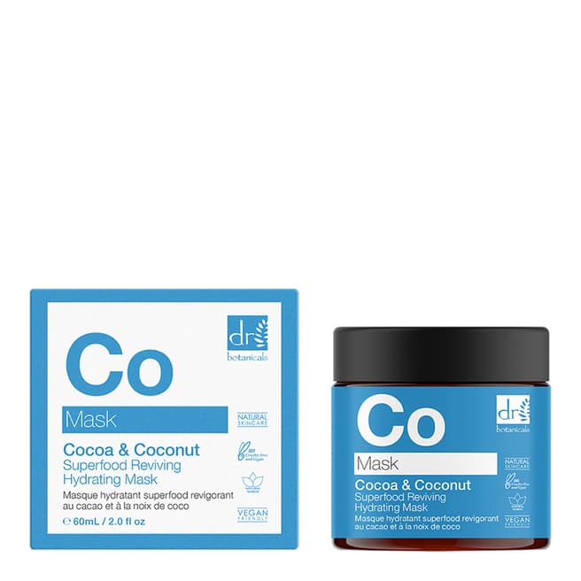 Dr. Botanicals Cocoa & Coconut Superfood Reviving Hydrating Mask 60ml (NF)
