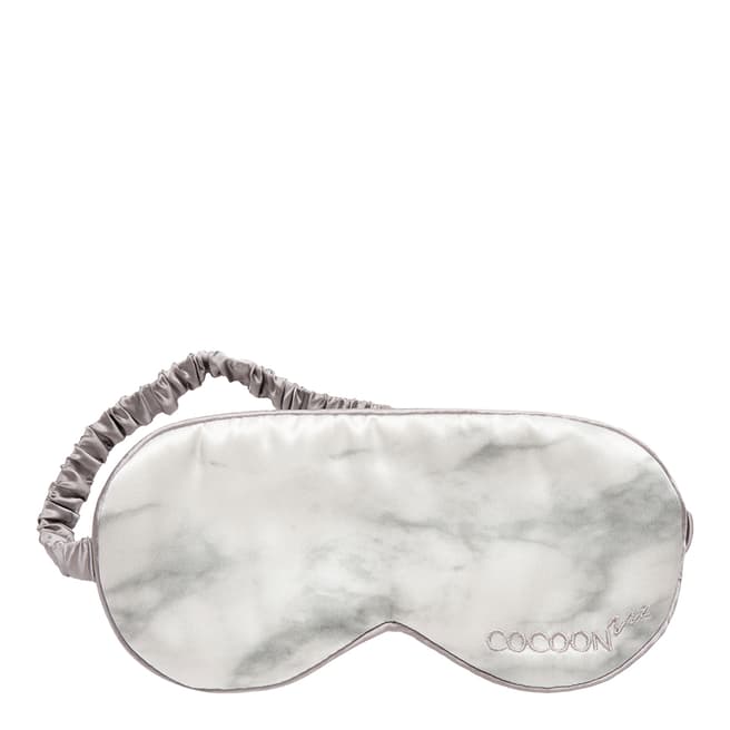 Cocoonzzz Mulberry Silk  Eye Mask, Marble Grey
