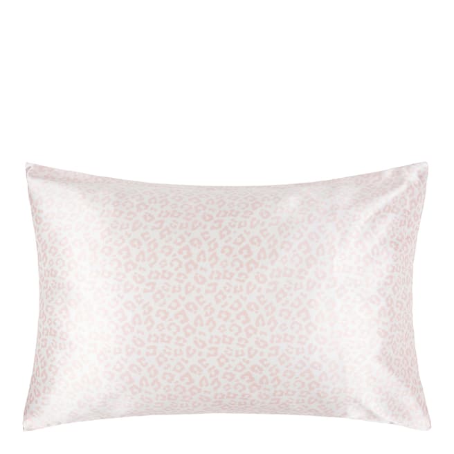 Cocoonzzz Mulberry Silk Pillowcase, Leopard Pink