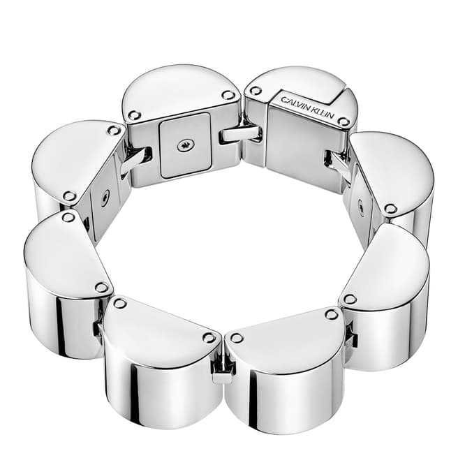 Calvin Klein Silver Wavy Bracelet