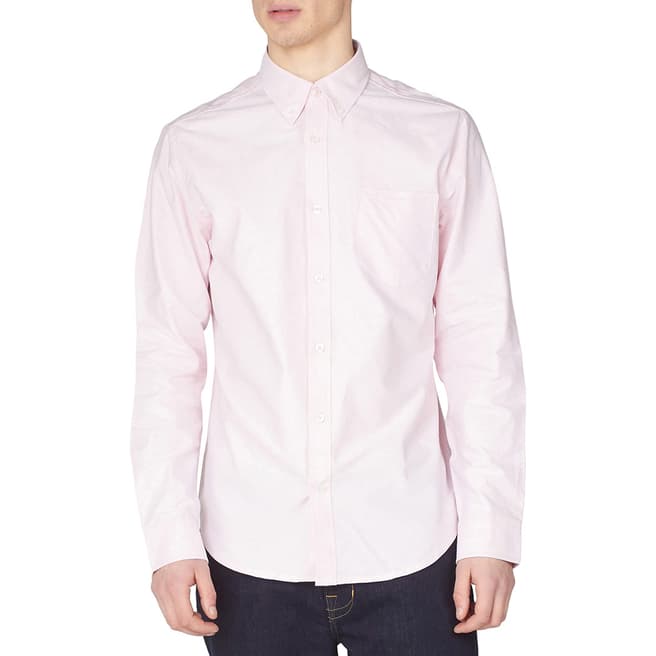 Ben Sherman Pink Long Sleeve Oxford Shirt