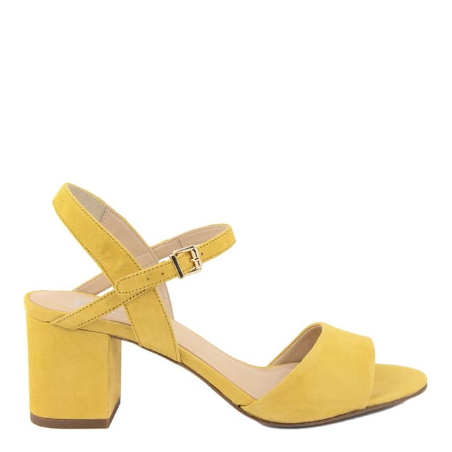 Eye Yellow Suede Sandals