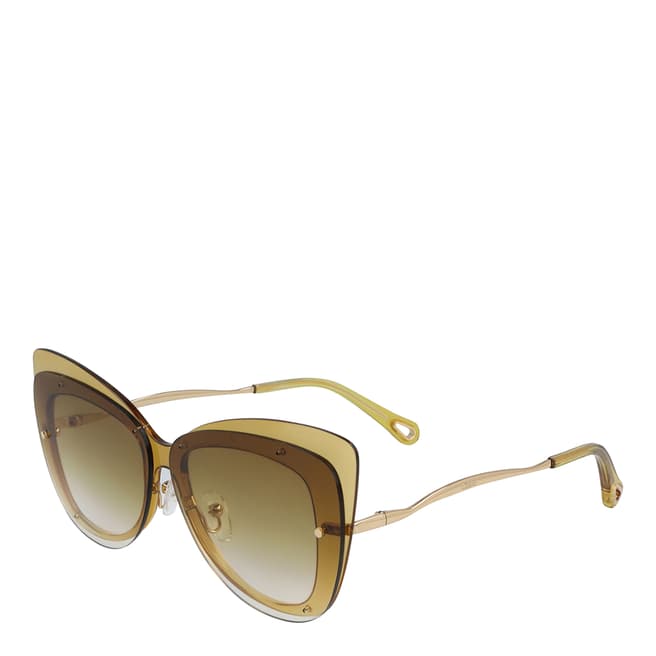 Chloe Women's Gold Sunglasses 55mm