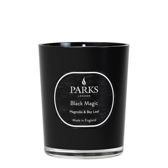 Parks London Magnolia & Bay Leaf 1 Wick Candle 180g - Black Magic