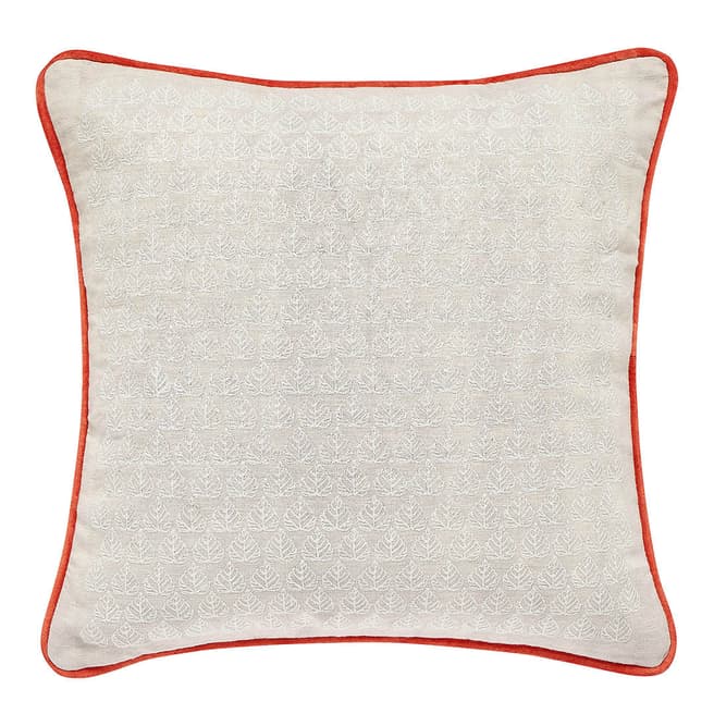 Joules Country Leaf 40x40cm Cushion, Linen