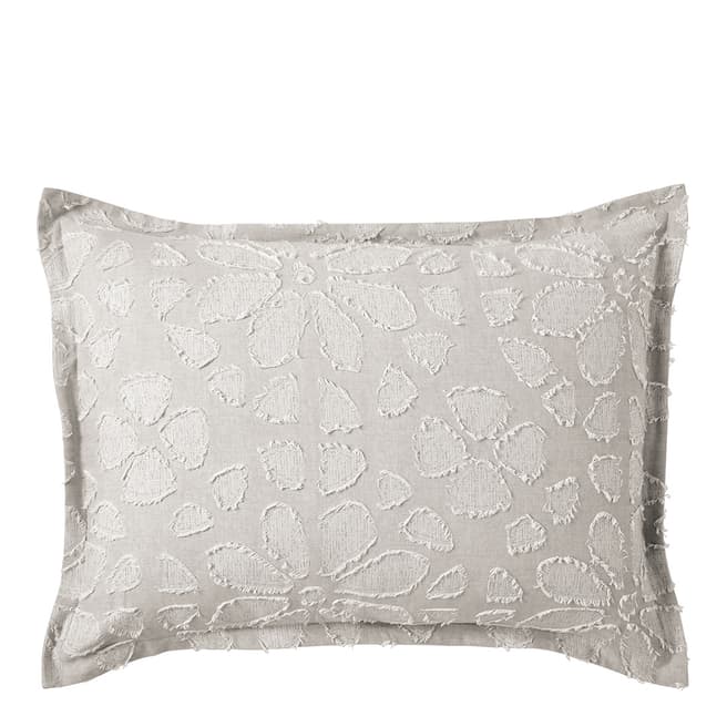 Peri Home Clipped Floral Oxford Pillowcase, Natural 
