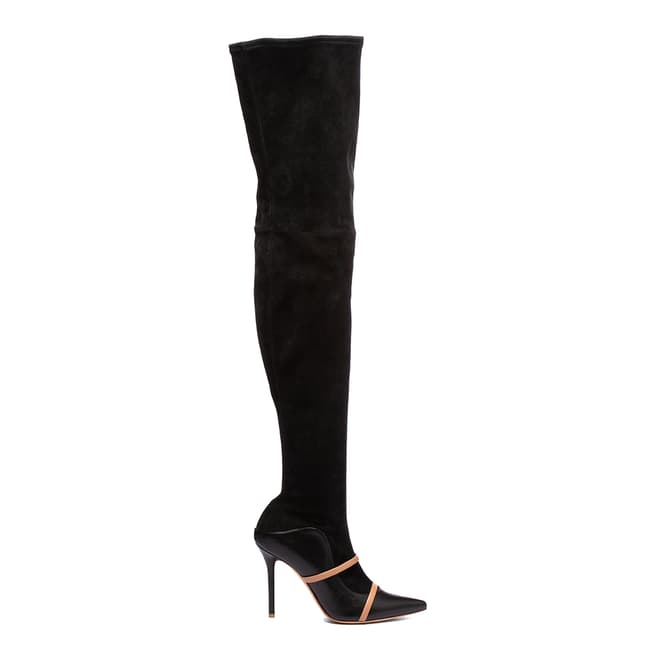 Malone Souliers Black Madison Knee High Boots