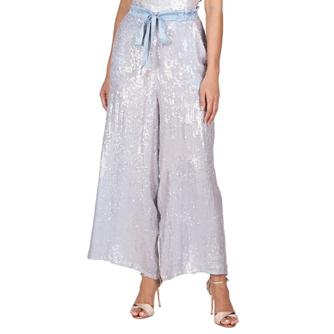 Temperley London Lilac Bia Sequin Trousers