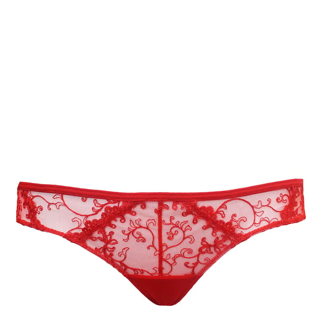 Le Vernis Red Thong