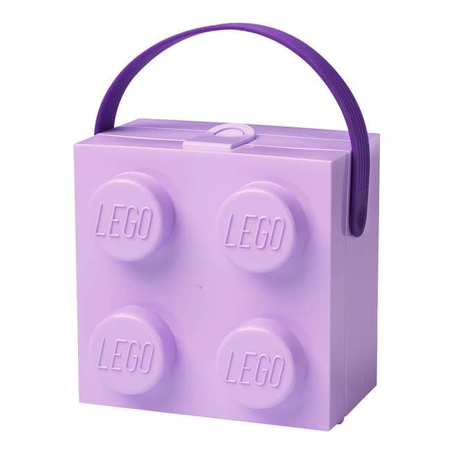 Lego Lavender Lunch Box with Handle