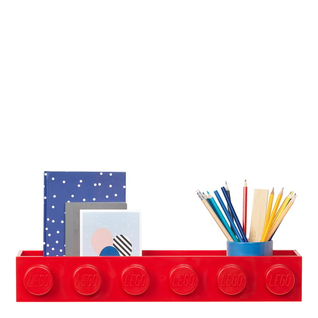 Lego Bright Red Book Rack