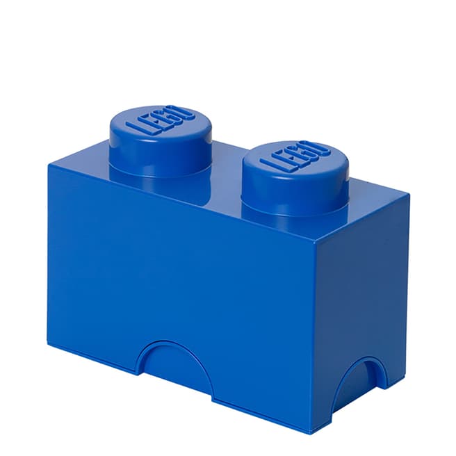 Lego Bright Blue 2 Brick Storage Box