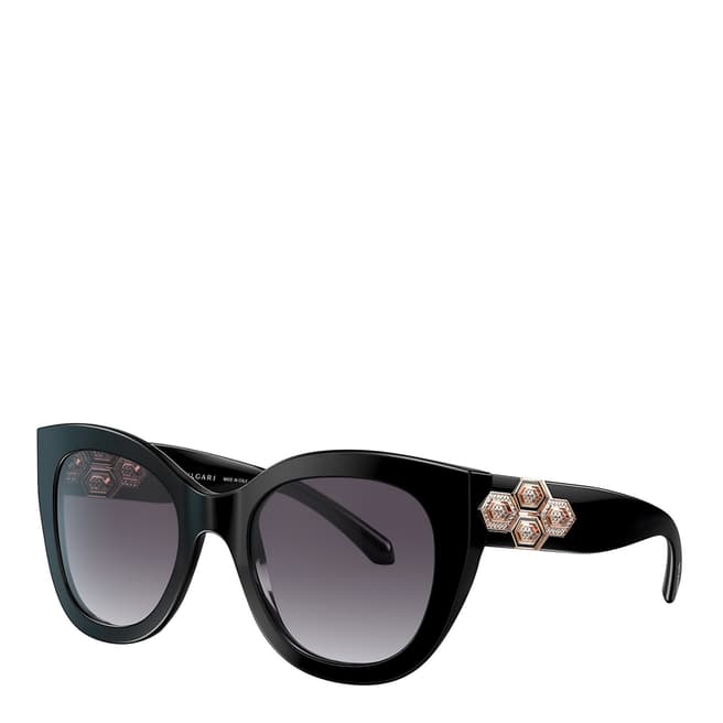 Bvlgari Women's Black Bvlgari Sunglasses 53mm